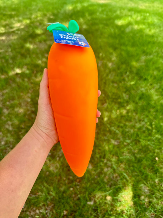 Toymendous Jumbo Carrot Squishy Sensory Toy - Viral Squish