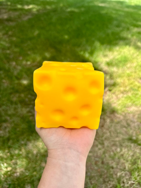 Toymendous Jumbo Squeeze Cheese Squishy Sensory Toy - Viral Squish
