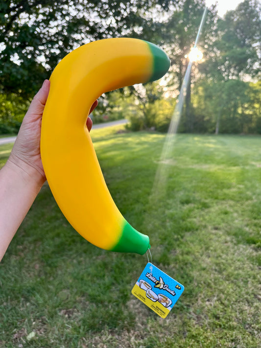 Toymendous Jumbo Squeeze Banana Squishy Sensory Toy - Viral Squish