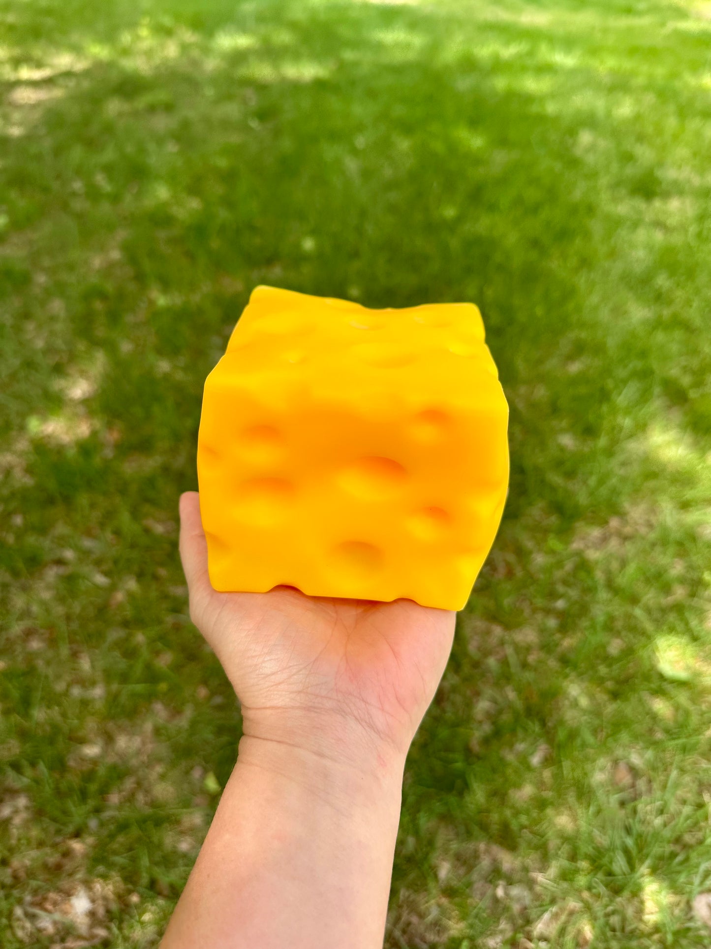 Toymendous Jumbo Squeeze Cheese Squishy Sensory Toy - Viral Squish