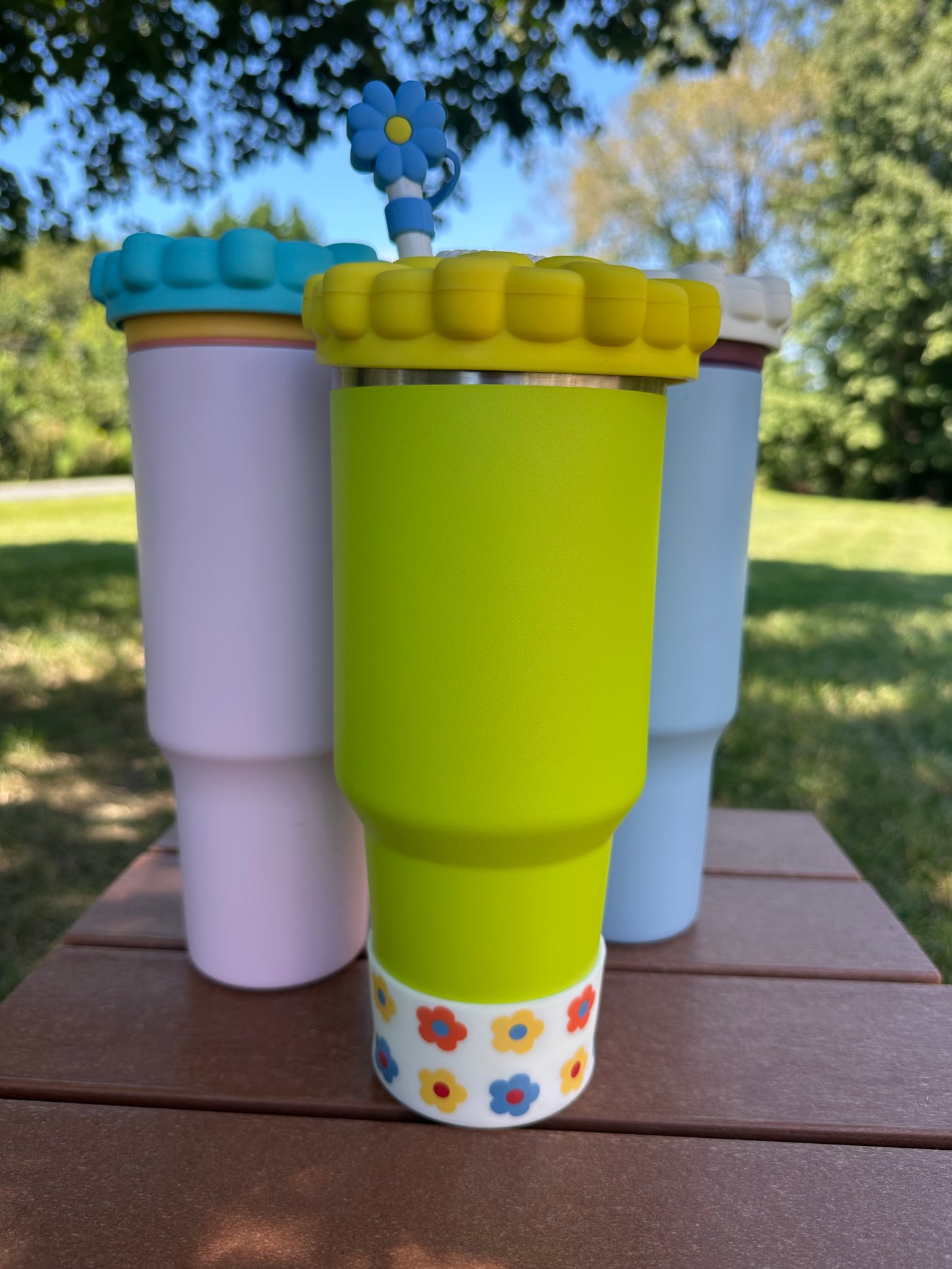 Flower Lid Topper for Stanley Tumblers | Cute Cup Accessory