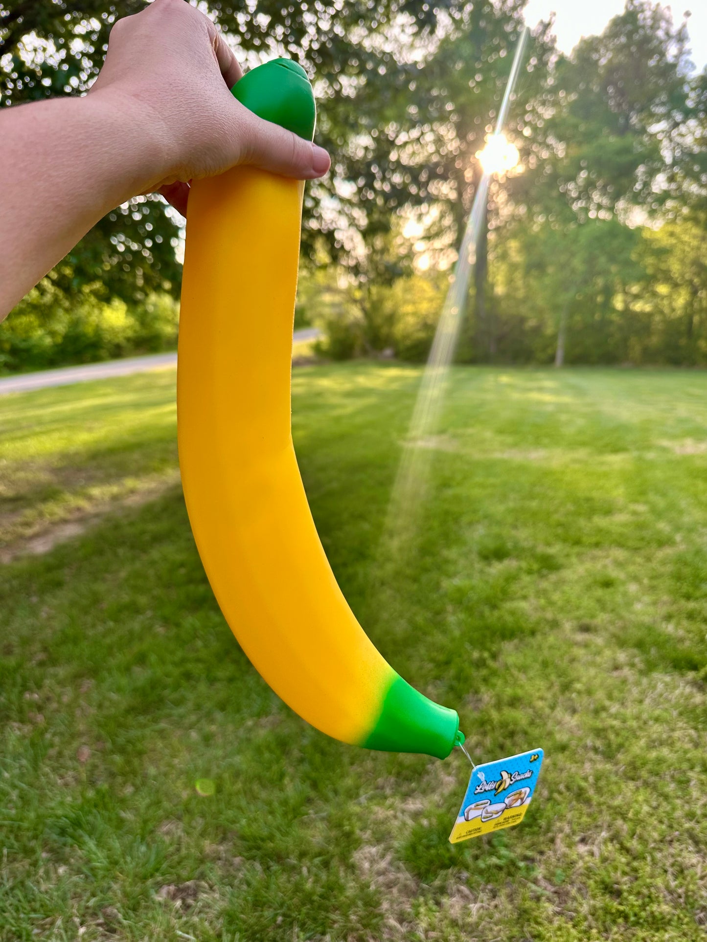 Toymendous Jumbo Squeeze Banana Squishy Sensory Toy - Viral Squish