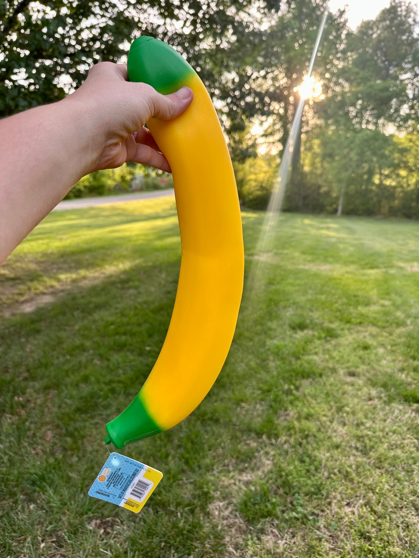 Toymendous Jumbo Squeeze Banana Squishy Sensory Toy - Viral Squish
